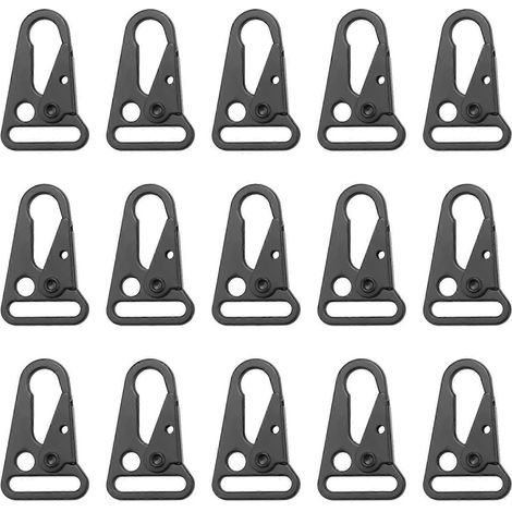 15 mousquetons de fixation pour bandoulière et sac de plein air (1/5)