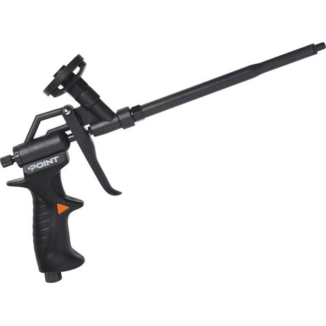 Pistolet applicateur de mousse polyuréthane POINT – corps aluminium Teflon 100 %, réglage précis, usage professionnel