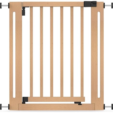 Safetots Barrière Élégante En Bois Naturel, 71cm - 79cm (1/5)