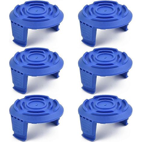 J6z 6pcs Tampas de Carretel para Cortador de Grama Tlw 01 1 para Spear Jackson E1k Mac Allister Qualcast Worx (1/5)