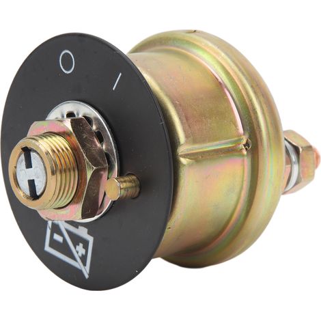 Interrupteur de coupure de batterie 7H7290 avec clés pour excavatrice Caterpillar Cat, contacteur d'arrêt d'allumage, coupe-circuit électrique, remplacement compatible. (1/5)