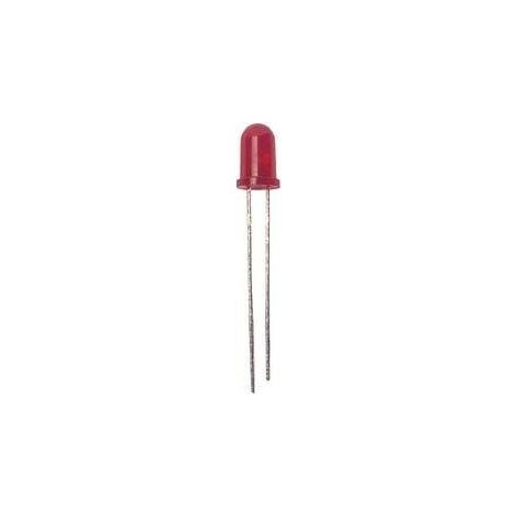 LED rojo difuso de 8 mm