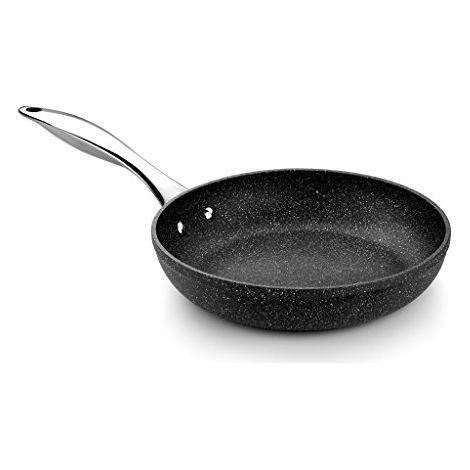 Monix Mineral  Casseruola in alluminio forgiato antiaderente, tipo pietra, senza PFOA, adatta ad induzione Moderno 18 cm pietra (1/4)