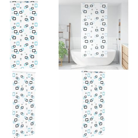 vidaXL Store enrouleur de douche avec cassette largeur du tissu 106 cm (1/5)