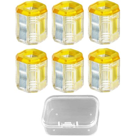 Anneau Magnétique Pour Embout De Tournevis 6 Pièces Accessoire pour Outil à  Support Magnétique Porte-Vis pour Tournevis Convient aux Femmes, aux Hommes, aux (1/5)