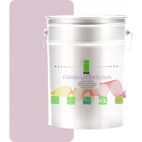PITTURA AL LATTICE PER PARETI INTERNE ROSA VIOLA 5L POLONIA (1/5)