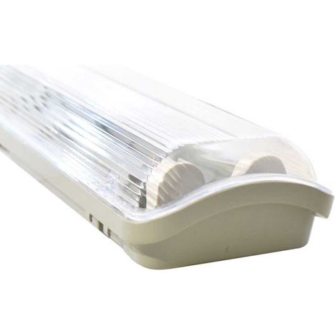 Luminaria hermética 120 2 x lámparas fluorescentes LED Set (1/4)