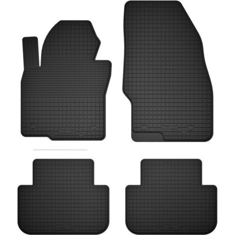 Tapis de voiture en caoutchouc, lot de 4, universels pour : Alfa Romeo Stelvio Q4 (4WD) 4x4 SUV (2017-)