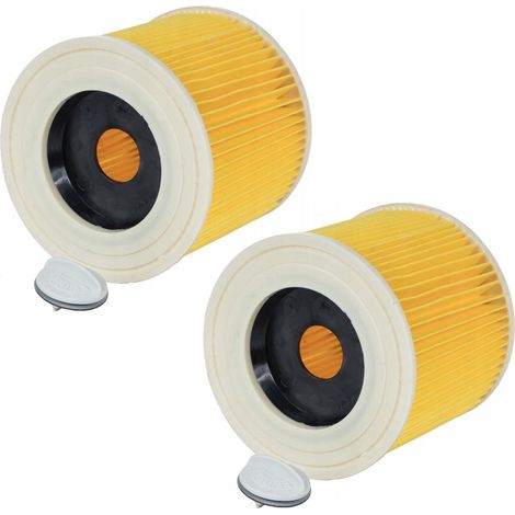 Kärcher  Filtre À Air Wd2 Wd3 - 2 Pièces - Solide - Filtre De Remplacement - Accessoire Aspirateur 6.414-552.0 (1/5)