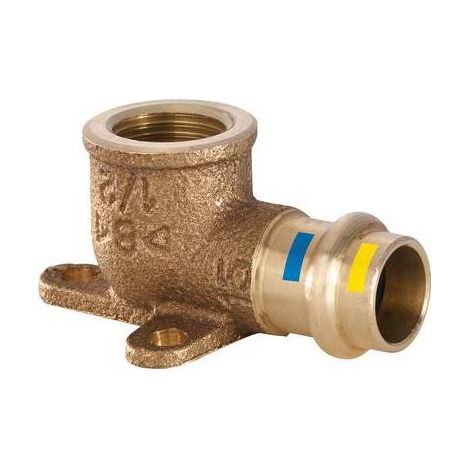 Raccordi a pressare in rame e bronzo per acqua e gas, serie B ONE.(DianFlex) Misura: Diam 15 x 1/2