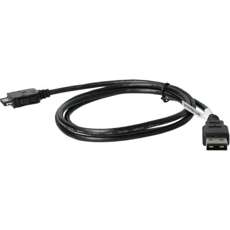 Vhbw – USB data cable charger for Archos 605, 704, 405, 504, 404, 604 MP3 players – 100 cm length – Fast data transfer and charging (1/4)