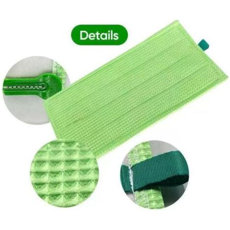 NALOOKAMIC Lot de 8 chiffons de rechange en microfibre pour aspirateur Vorwerk Kobold SP600 SP600S SP7 SPB100
