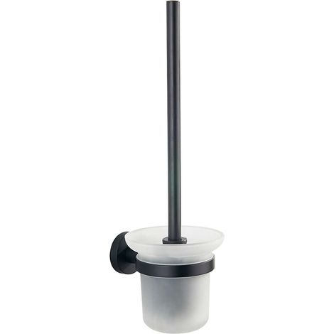 kielle Oudee - Wand-WC-Bürste mit Halter, mattes Glas/schwarz mattiert 40502034 (1/4)