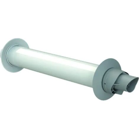 BRÖTJE Juego de construcción básico Conexión de pared exterior K80 AWA B, DN 80/125, 7800363