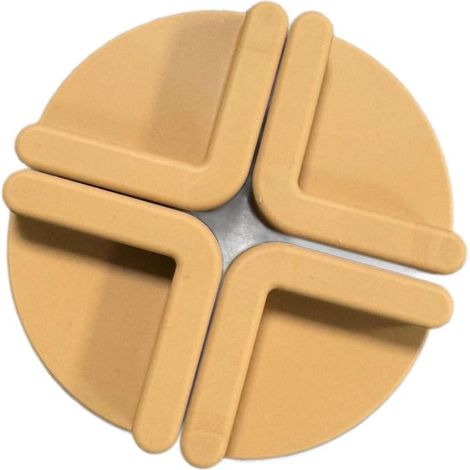 Tappetino antiscivolo in silicone per tagliere, lavabile in lavatrice, tappetino protettivo antiscivolo per piano cucina, piedino per tagliere 4 cm4 cm (1/2)