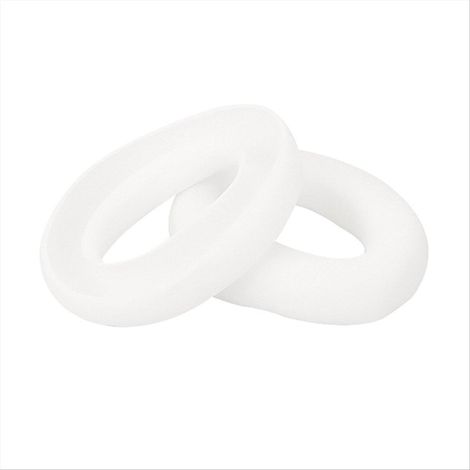 Coussinets d'oreille de rechange pour casque Q20I, en silicone, blancs. (1/5)