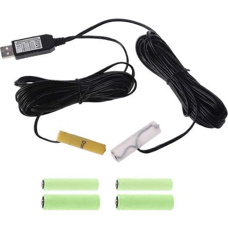 Batterie-Eliminator-USB-Stromkabel zum Ersetzen von 5-V-Li-Ionen-Akkus über USB auf 4,5 V