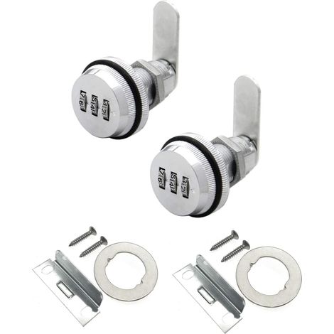 Aktenschrank Möbel Passwort Schloss Schließfach Schrankschloss, Silber, 30mm (1/5)