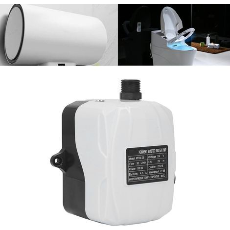 Pompe de surpression eau 180W pour robinet cuisine et douche, DC24V, prise EU, AC100‑240V (1/5)
