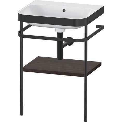 Duravit Happy D.2 Plus c-bonded Set avec console métallique,