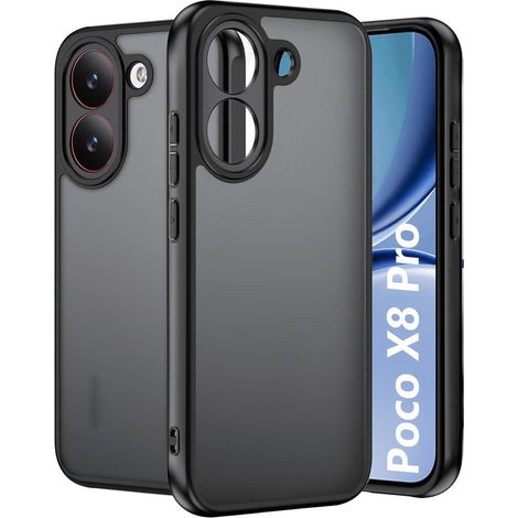Custodia per Xiaomi Poco X8 Pro, Fusion Hybrid, nero opaco (1/5)