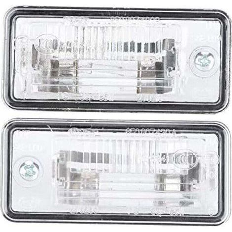 Éclairage Plaque Immatriculation 1 Paire Compatible Audi A3 A4 A5 A6 A8 Q7 RS4 (1/4)
