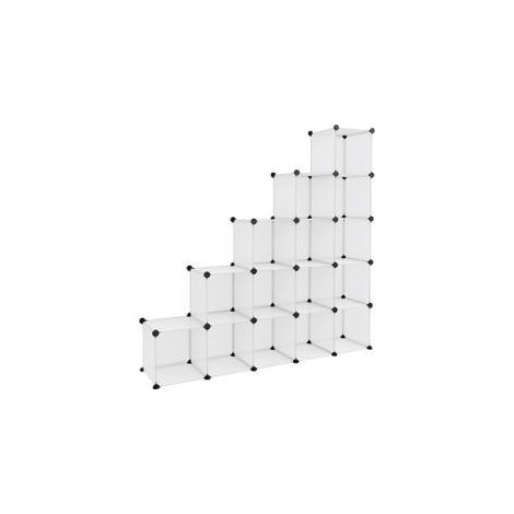 Cubes de rangement 15 pcs Transparent PP (1/5)