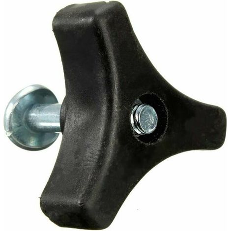 Pack Triangular Lawn Mower Grips, Screw, Nut, Bolt - Gardening Tool Replacement Parts - Accessories for Honda Lawn Mower/Lawn Machine (Black) (1/5)