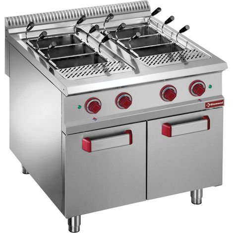 Cuiseur à pâtes électrique 2x40 litres sur meuble - Diamond (1/4)