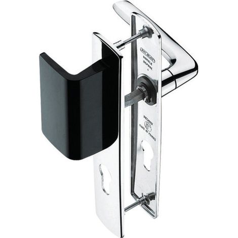 Poignées de porte sur plaque palière Double béquillage RIV BLOC - ASSA ABLOY BEZAULT Droite                                                     70                                        Bec de cane