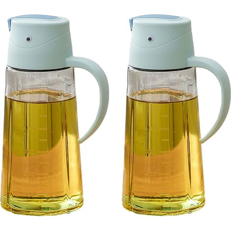 Distributeur Huile Vinaigre - Bouteille À Ouverture Automatique Type Coquille - Pour Cuisine Gril Boulangerie - Lot De 1 (1/5)