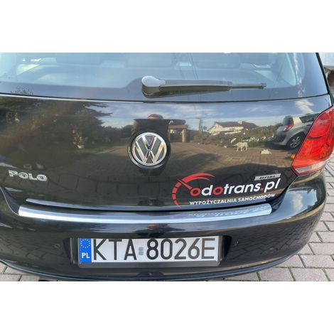 Parachoques trasero con tira cromada para VW Polo V5 (1/5)