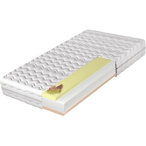 Matelas Aural , Mousse de polyuréthane, Matériau viscoélastique, Polyuréthane mousse à froid hr, À deux côtés, Mousse de polyuréthane, Feutre (1/2)