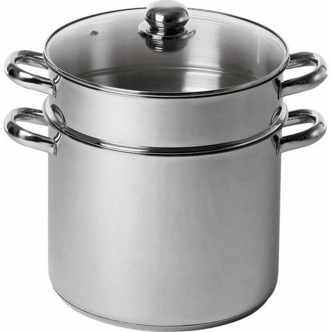 Baumalu Couscoussier 20 cm Inox Kapazität 5,8 L