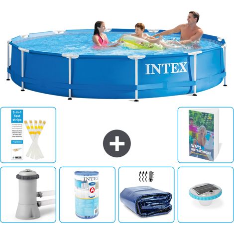 Frame Pool Rund - 366x76 cm - 7-teilig S275