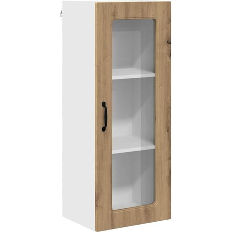 Meuble mural de cuisine，Armoire de cuisine Chêne artisanal 40 x 31 x 100 cm CFW75534 (1/5)