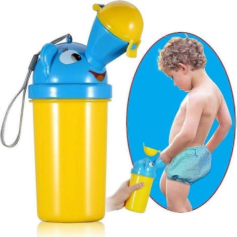 Toilettes portables pour enfants, urinoir, WC d'urgence pour les voyages en camping-car et l'apprentissage de la propreté (garçons) (1/5)