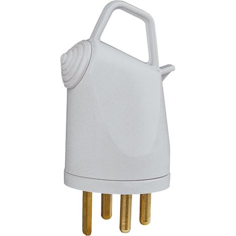 Legrand – Fiche mâle étanche 3P+T 20A – Indice de protection IP44 – Pour installations électriques extérieures – Anneau de protection intégré