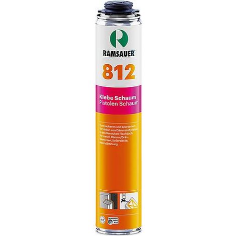 Mousse pour coller 812 1k PU-mousse 750ml classe d'incendie E