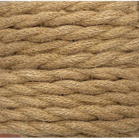 Cable Cuerda Trenzada de Cáñamo 2 x 0,75 mm venta por metro (1/3)