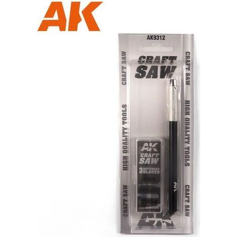 Herramienta sierra de manualidades ak-interactive ak9312 3 hojas intercambiables