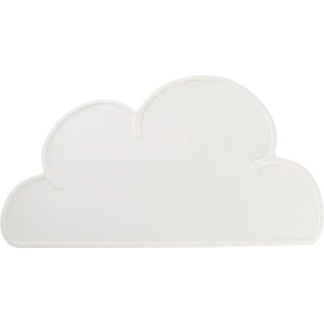 Set de table en antidérapant pour enfants tapis isolant Silicone Blanc (1/4)