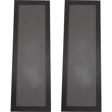 Lot de 2 Filtres à Poussière Magnétiques PVC Noir 120x360mm pour Ventilateur PC et Alimentation, Installation Sans Outil (1/5)