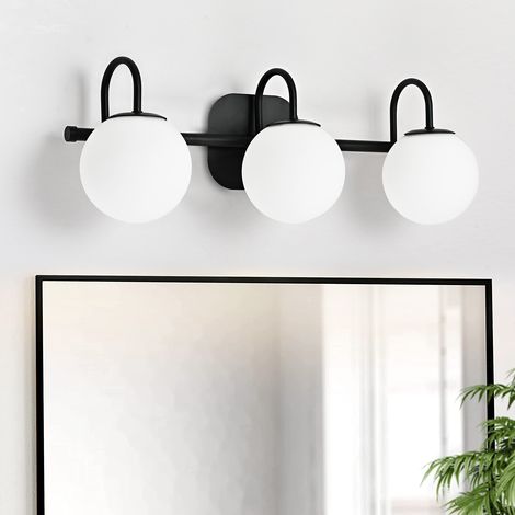 Applique a specchio, applique per camere da letto, soggiorni, corridoi e bagni, applique da parete per interni a LED G9, senza lampadine (1/5)