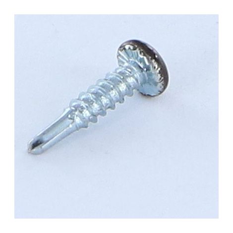 Vis autoperceuse Tête cylindrique bombée TCB Phillips 2.9X13 Filet tôle Acier zingué RAL8019 brun gris-1000 pièces