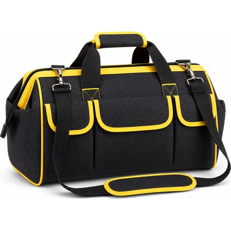 Sac à outils de chantier 19 pouces pour électricien jaune (1/5)