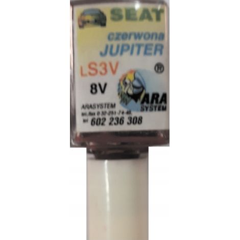 Peinture de retouche rouge Jupiter pour Seat LS3V 8V (rayures) (1/5)