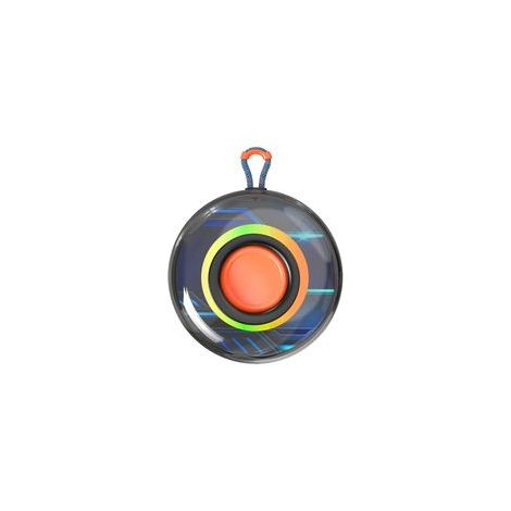 Enceinte Bluetooth ��tanche pour la douche avec lumi��res RGB dynamiques, id��ale pour la piscine et la plage. (1/5)