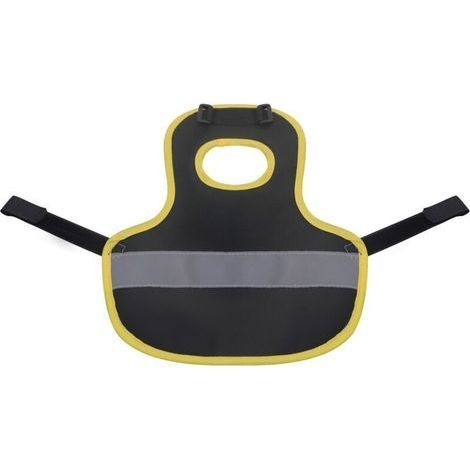 Black Chicken Harness Hen, Hen Saddle Apron Reflective Pet Vest Chicken Clothes Protective Feather Vest (1/4)