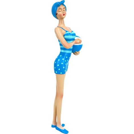 Signes Grimalt Figura De Persona Decoracion Bañista Marinero Azul 8x12x34cm 37905